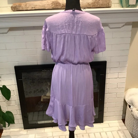 #179 Gorgeous Simply Vera Wang Lilac Fit and Flare Dress Size Medium - Picture 6 of 10
